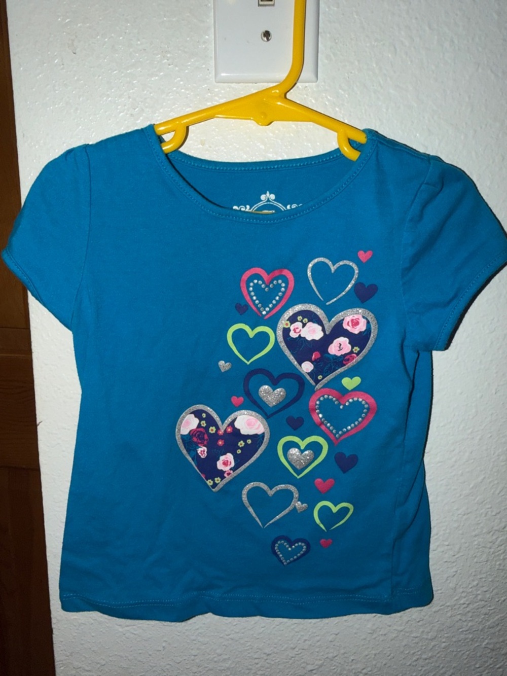 Epic Threads Teal Short-Sleeve Heart Graphic Tee